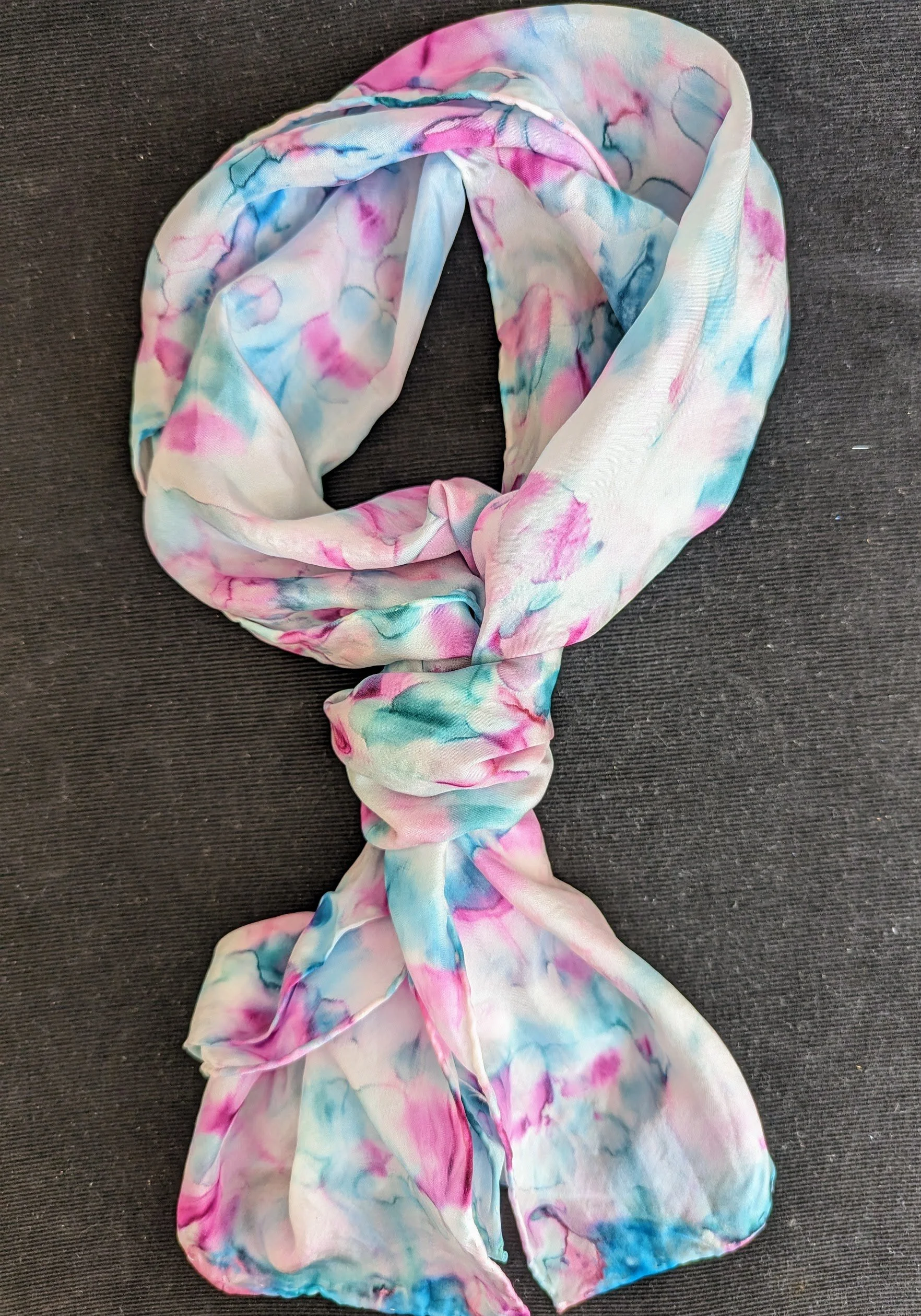Arts Warehouse - Silk Scarves Tie-Dye Art with Alcohol Ink