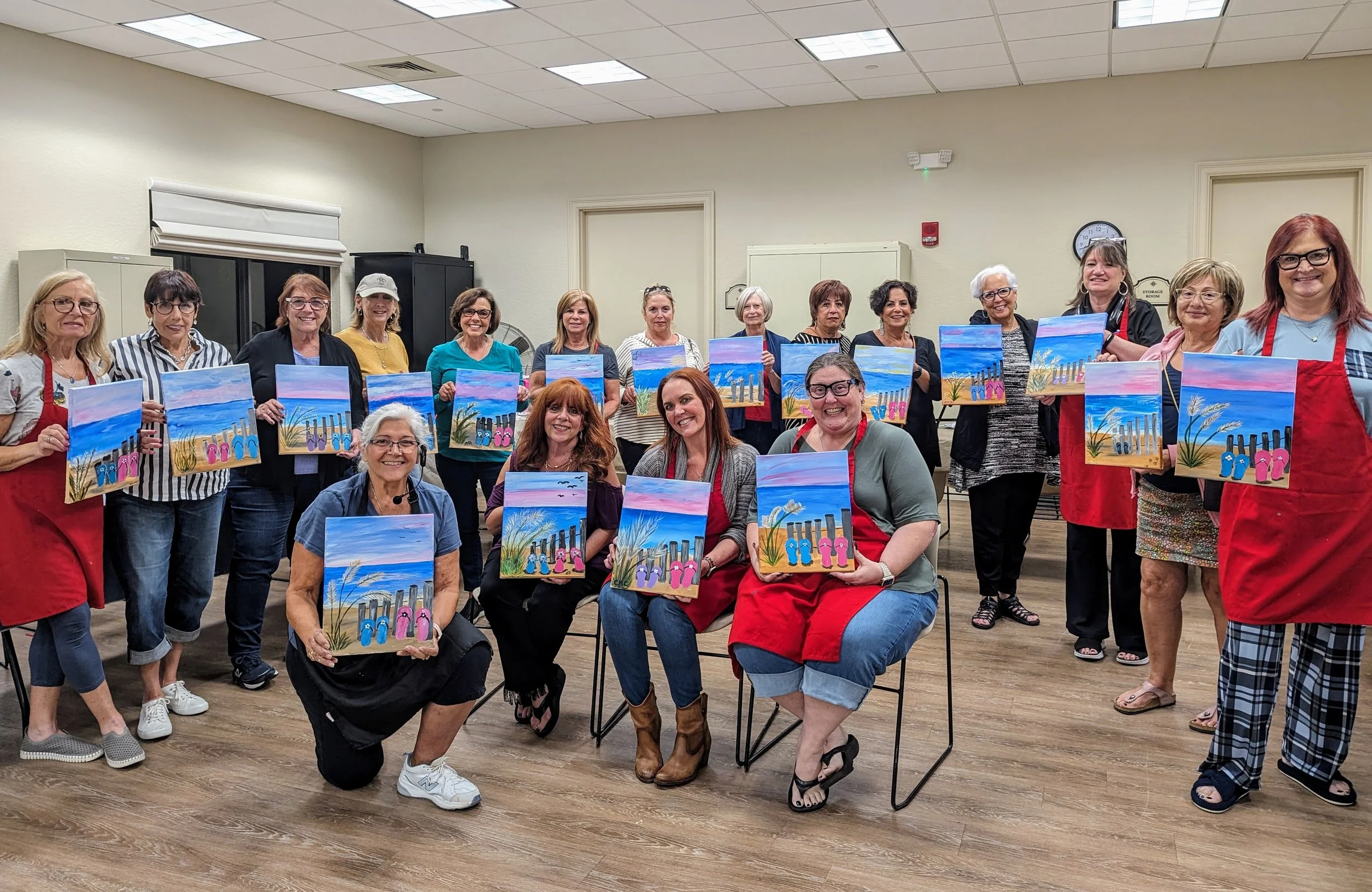 Valencia Shores.full group. flip flops 2024.jpg