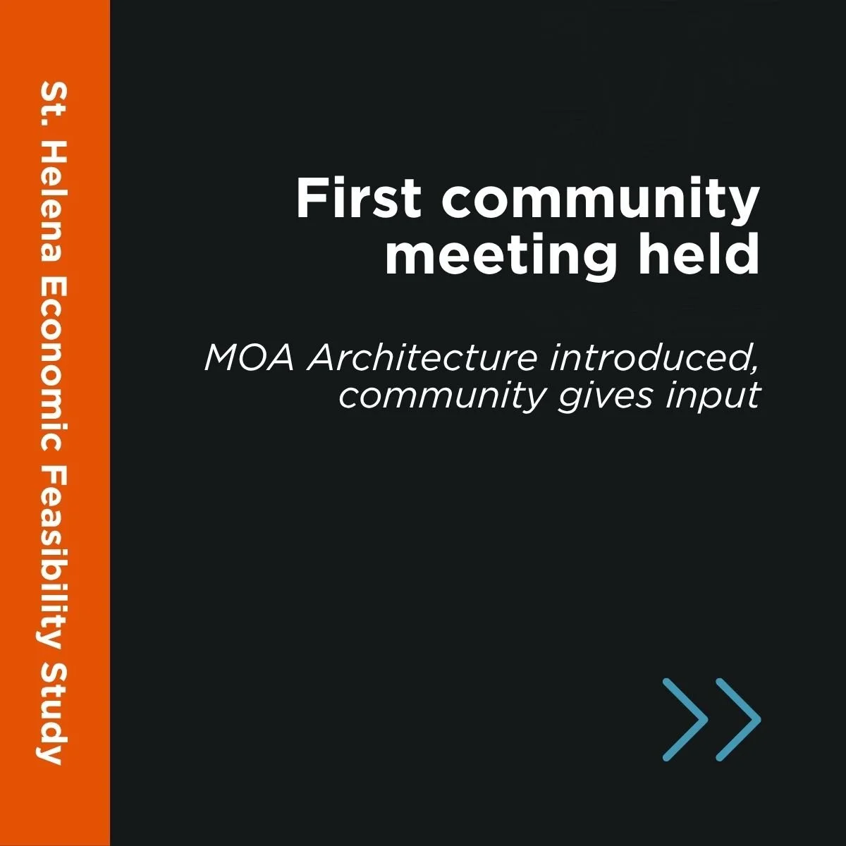 Thank You, St. Helena: Our First Community Conversation