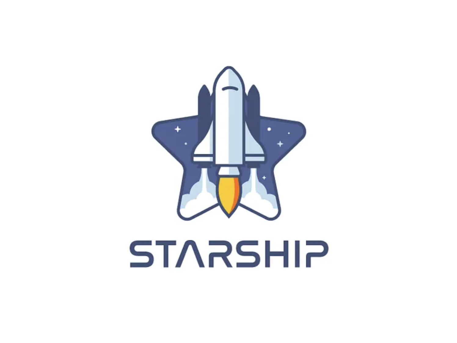 
Logo for new application called "Starship" which onboard internal and external employees