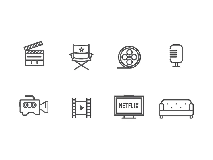 Icons for launch of Netflix Studios