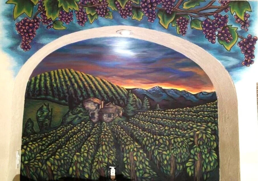 "Vineyard Sunset"