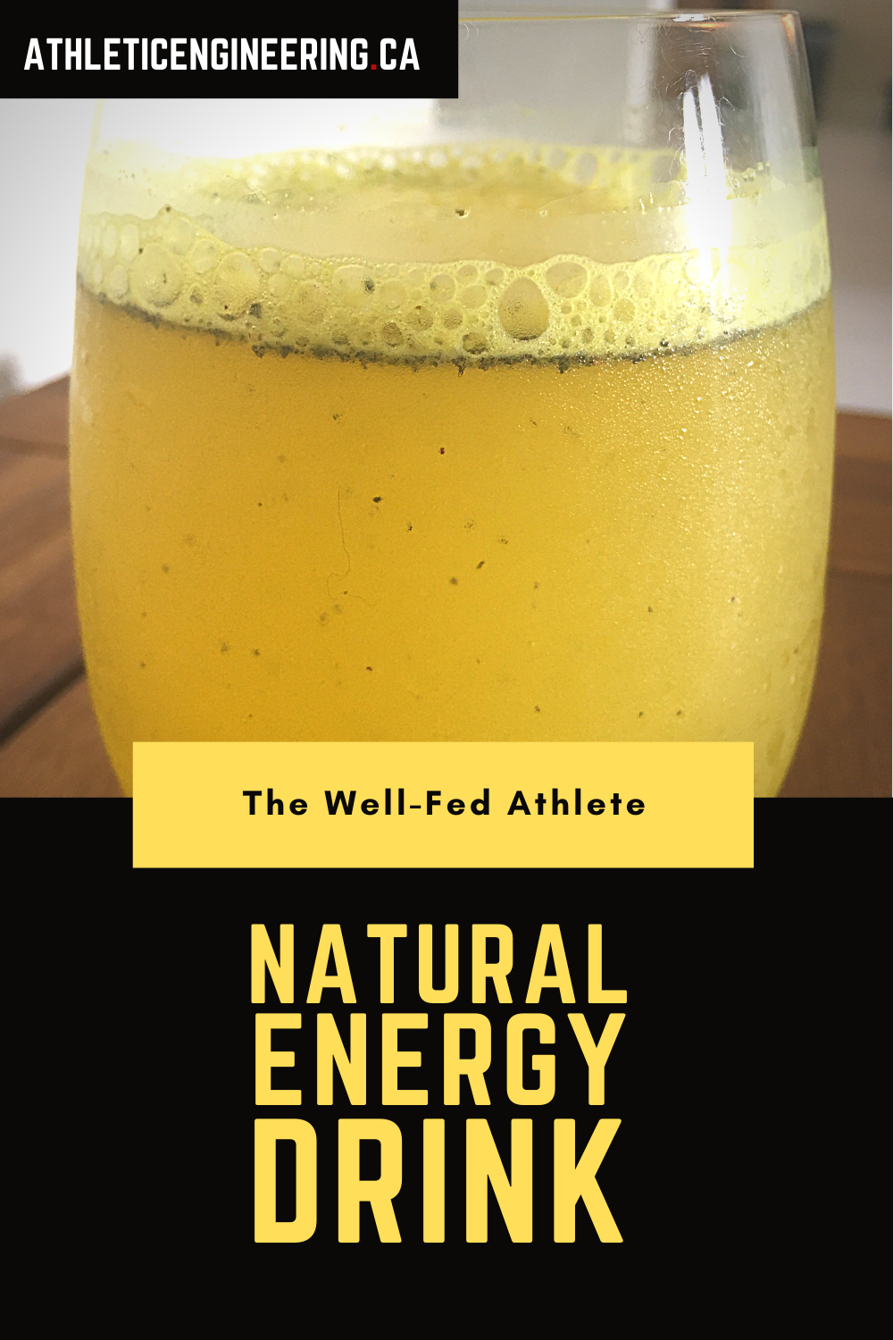 Natural Energy Drink Recipe