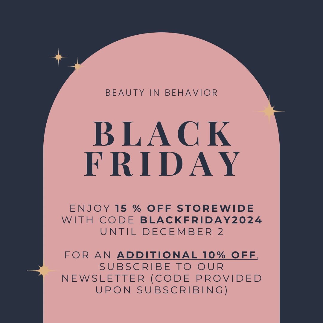 ✨BLACK FRIDAY SALE✨

Supervision resources, templates, apparel + other goods for 15% OFF until December 2 at beautyinbehavior.com/shop

To receive a VIP code for an ADDITIONAL 10% OFF, subscribe to our newsletter at beyondobservable.substack.com

🛒?