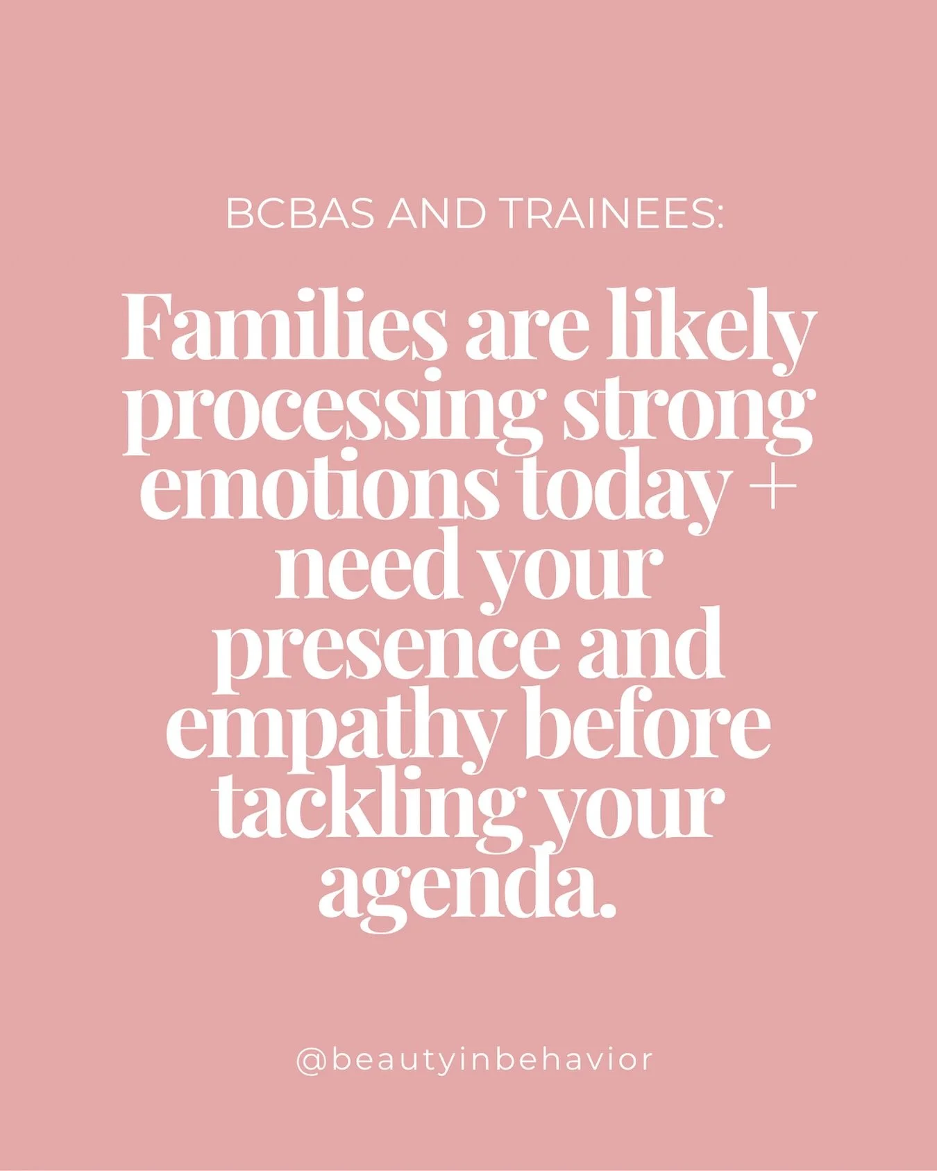 As behavior analysts and trainees (in the autism space), it&rsquo;s easy to stay locked into our agenda and miss the signs that a caregiver just needs someone to listen to them first.

Yesterday&rsquo;s headlines about acetaminophen (Tylenol) and aut