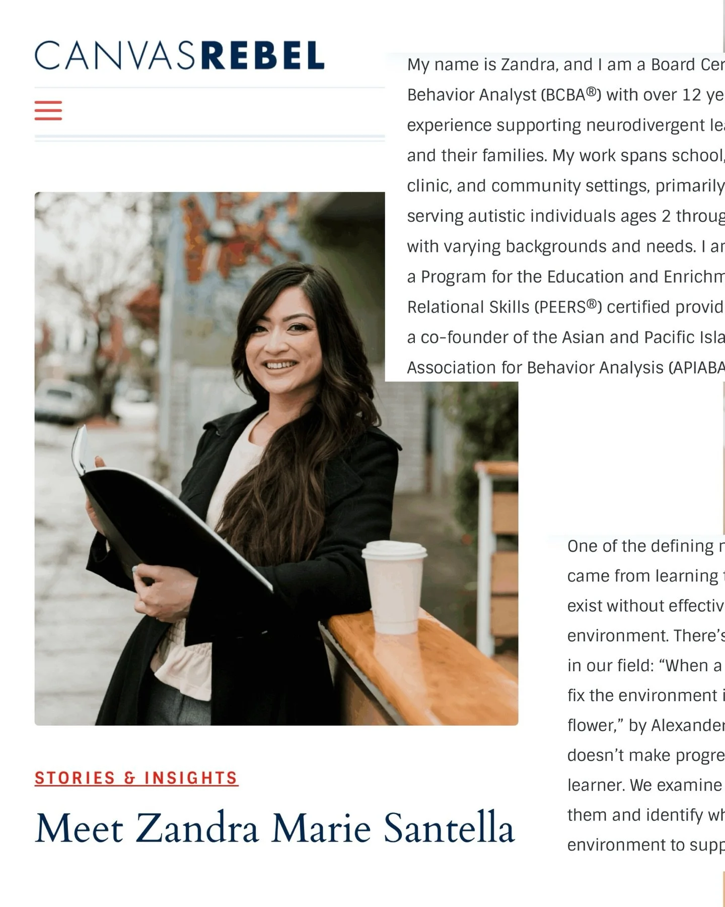 Happy Valentine&rsquo;s Day, friends 🩷

I&rsquo;m so honored to share that my interview with @canvasrebel is now live. To have my story featured on such a large platform alongside other inspiring leaders across industries means so much. To whoever n