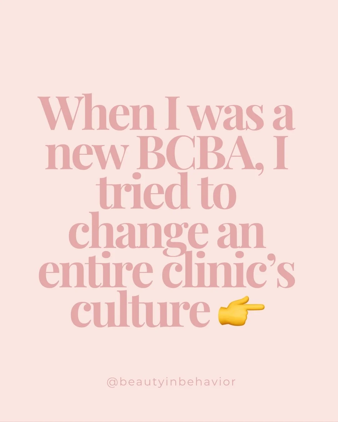 For years in our field, we&rsquo;ve reinforced burnout as normal and "this is just how it is&rdquo; thinking.

And it shows.

But when you change the room, you change the contingencies.

When ideas are shared freely.
When ethical conversations f
