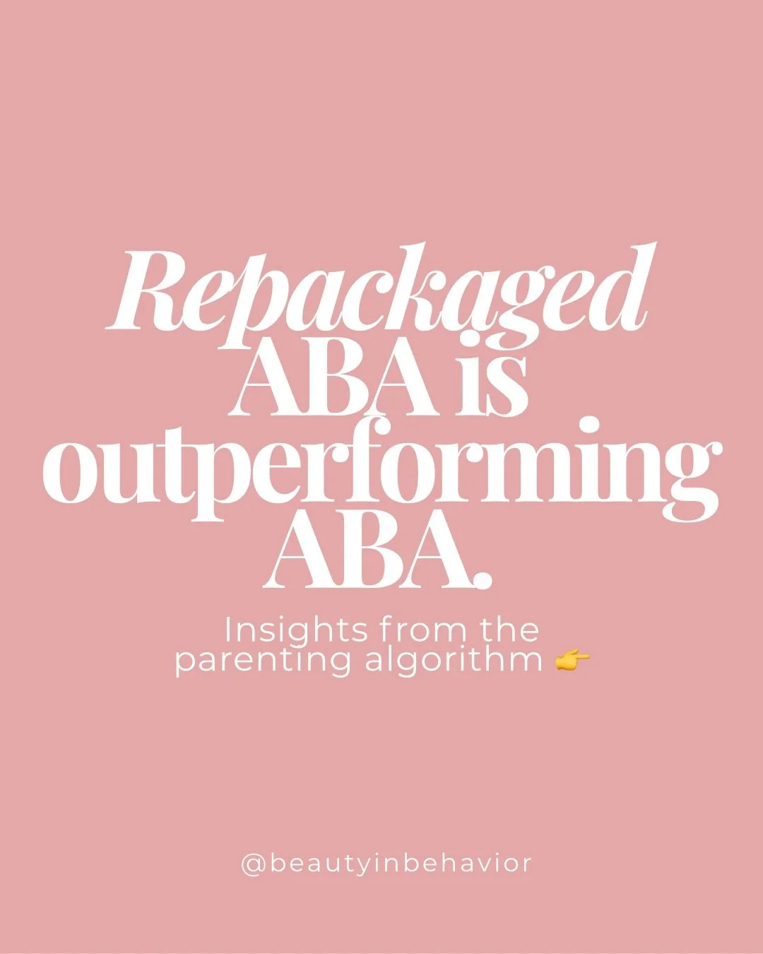 On the parenting side of social media, there's talk grounded in behavioral science that are reaching more people than ever, but often without being identified as such. They&rsquo;re being translated into language that feels more approachable, more in