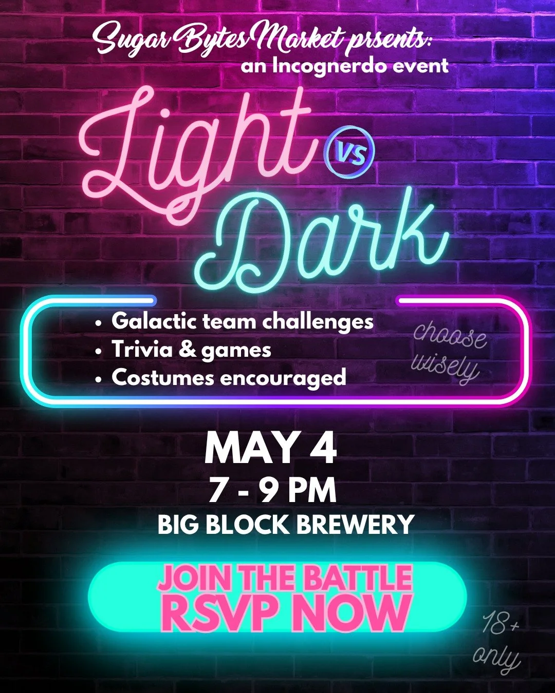 If your current social life is mostly:

Work
Errands
Streaming something you barely care about
Going to bed too late

&hellip;same 😂

So here&rsquo;s a better option:

Next week: brewery game night.
Laugh, meet people, drink something cold, remember