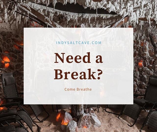 It's Wednesday and you've made it through the first part of the week!  Now celebrate by scheduling a break to come breathe.

Schedule your session at IndySaltCave.com

#gettingsalty #saltcave #salttherapy #halotherapy