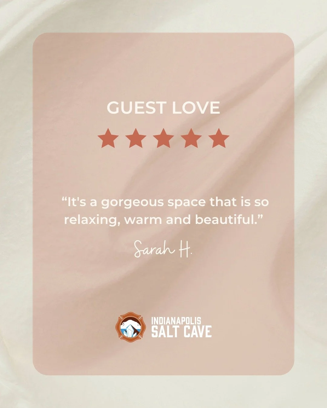 Come for the salt. Stay for the atmosphere. 🧂✨

From the warm glow to the cozy setup, every part of the space is designed to feel like a little escape from the everyday.

We love hearing when guests notice the details.
#IndySaltCave #SaltCave #Halot