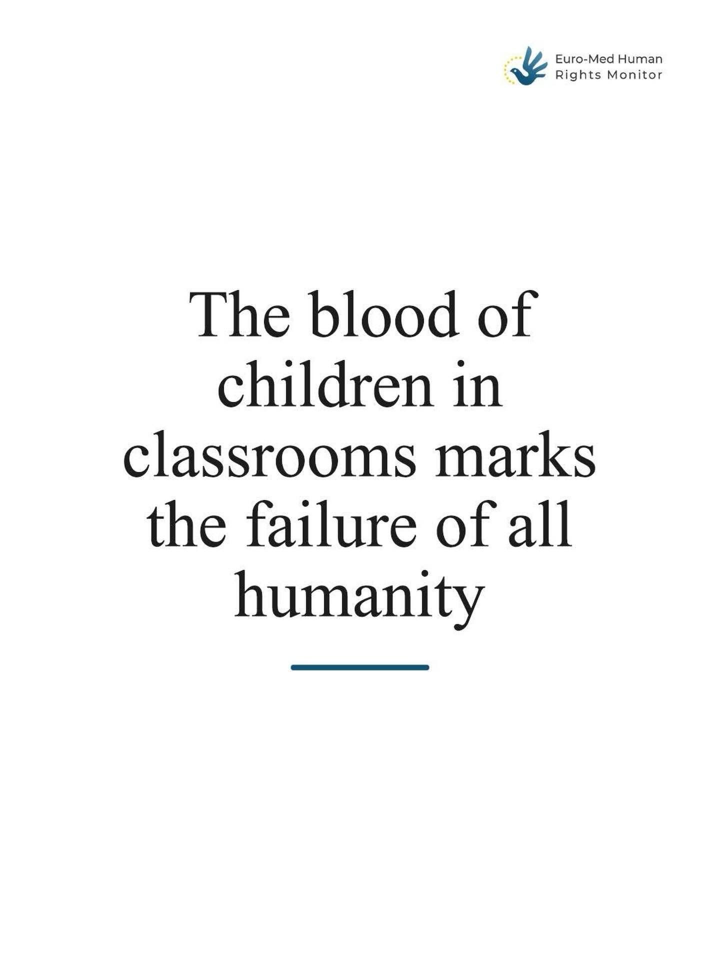 There is no difference between Parkland and Newtown and girls primary school in Iran or a kindergarten in Karhiv, Ukraine, or children in Gaza. 
It&rsquo;s the same gun and same man behind. Hypocritically pro-life.