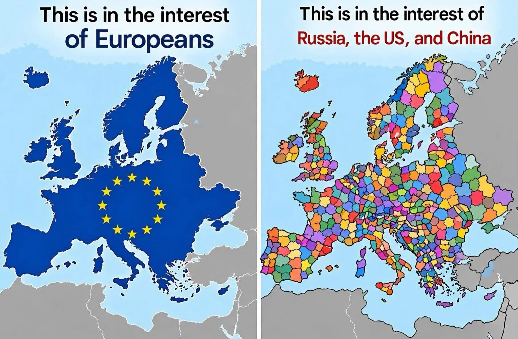 This is precisely what Putin ideologue neofascist Alexander Dugin was dreaming of in his book The Foundations of Geopolitics: The Geopolitical Future of Russia : new world order where big empires would gobble up small sovereigns countries in so calle