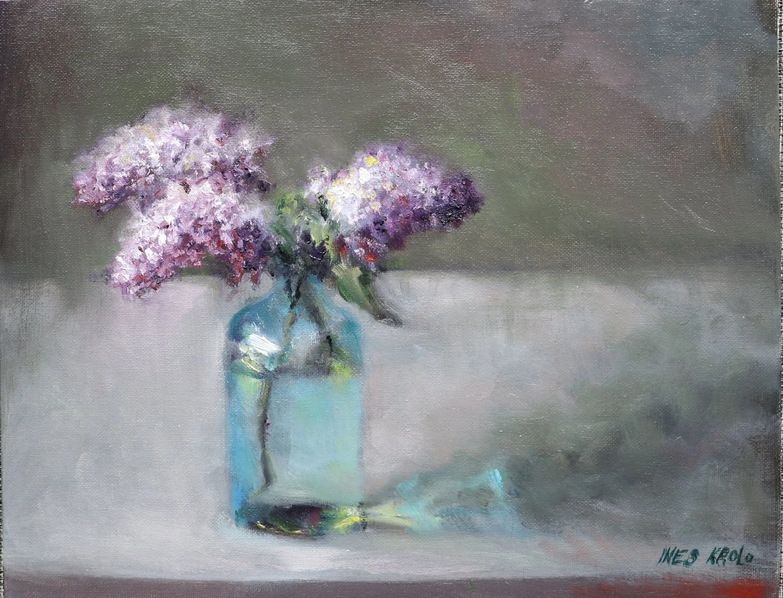 Lilacs in Bloom