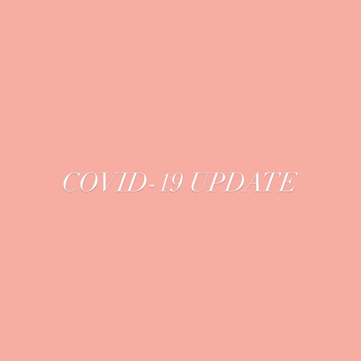 HU CLIENTS 💕

Unfortunately due to today&rsquo;s announcement, Hair salons in Melbourne are to remain closed until the 26th of October. Firstly, All clients who have appointments coming up or did in the previous 6 weeks, you will be contacted first 