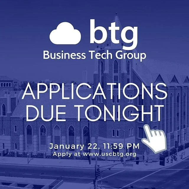 today&rsquo;s the day! apps due at 11:59 TONIGHT!