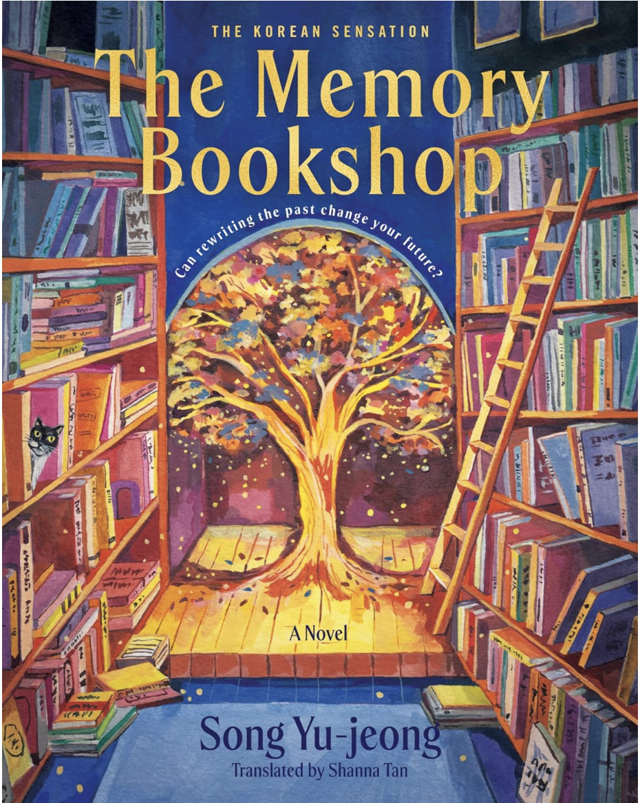Cover of The Memory Bookshop by Song Yu-jeong, translated by Shanna Tan, William Morrow Paperbacks