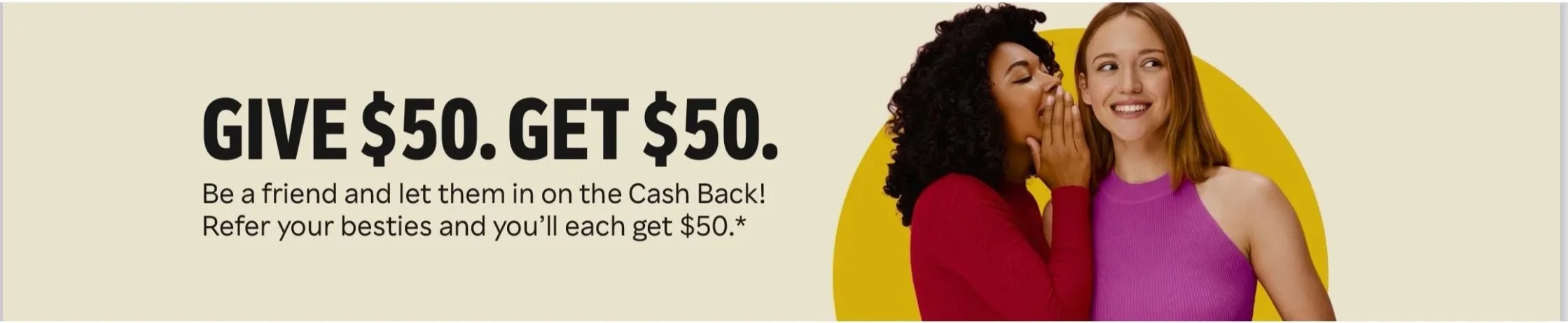 Rakuten Give $50 Get $50 referral promotion through September 30 2026