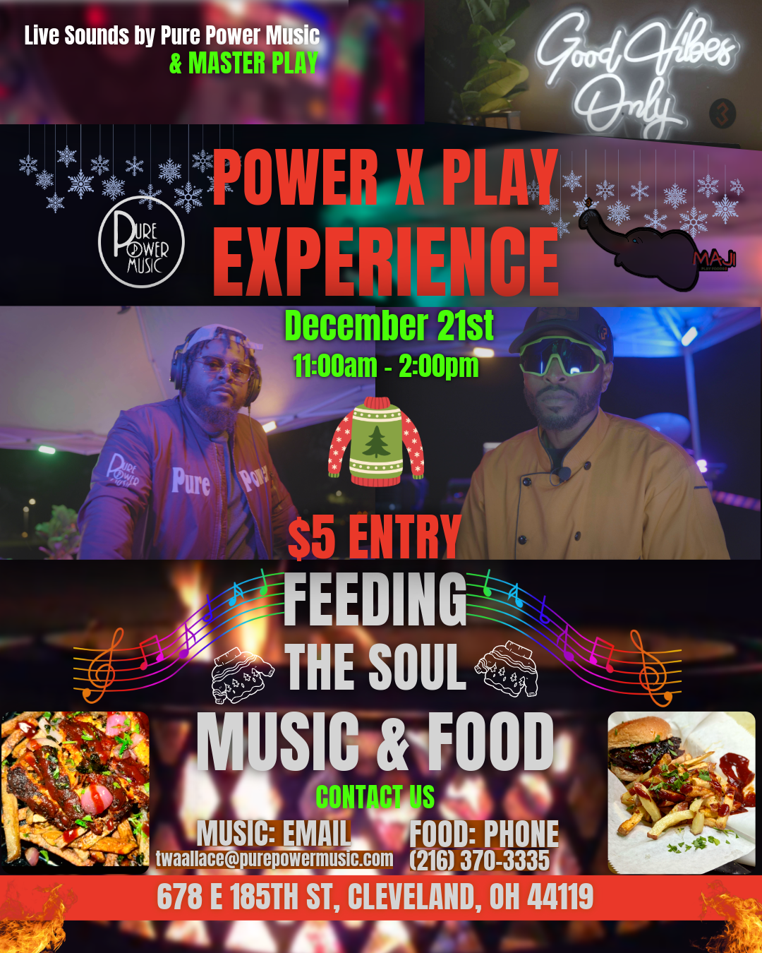 Power x Play 5 Ticket - December 21st, 2025