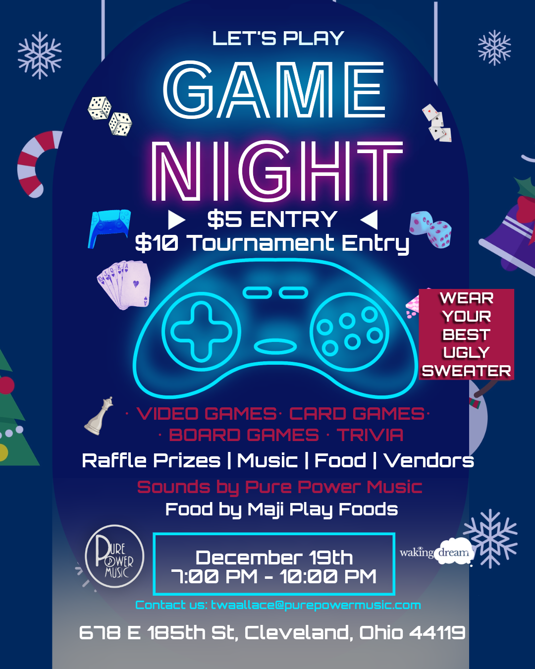 Game Night 4 Ticket - December 19th, 2025