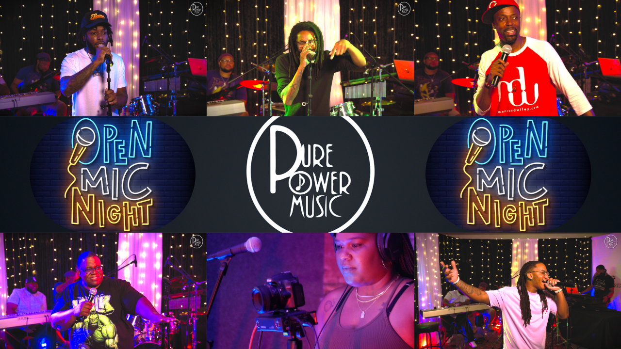 Collage of live event performers, speakers, and audience moments under colorful stage lighting.