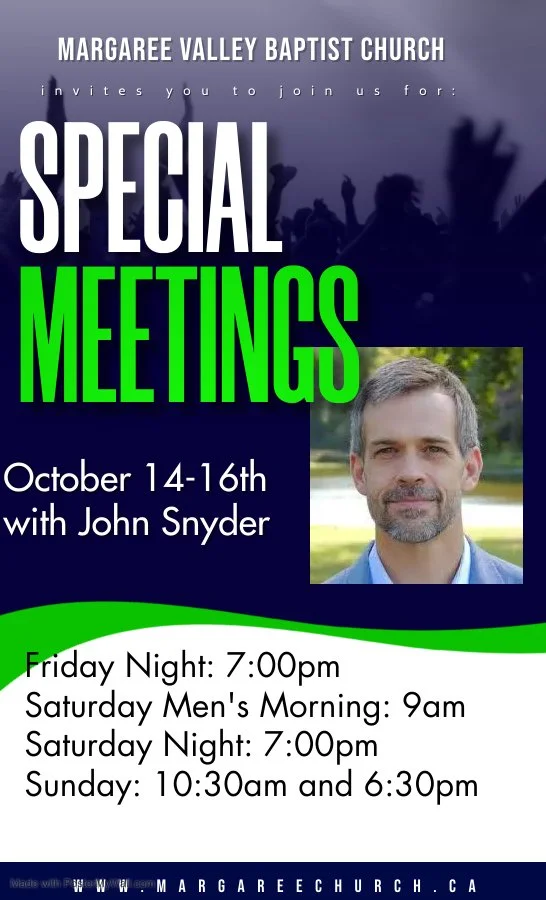 Special Meetings with John Snyder 