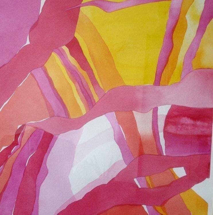  Sinfonia in rosso 45x45 