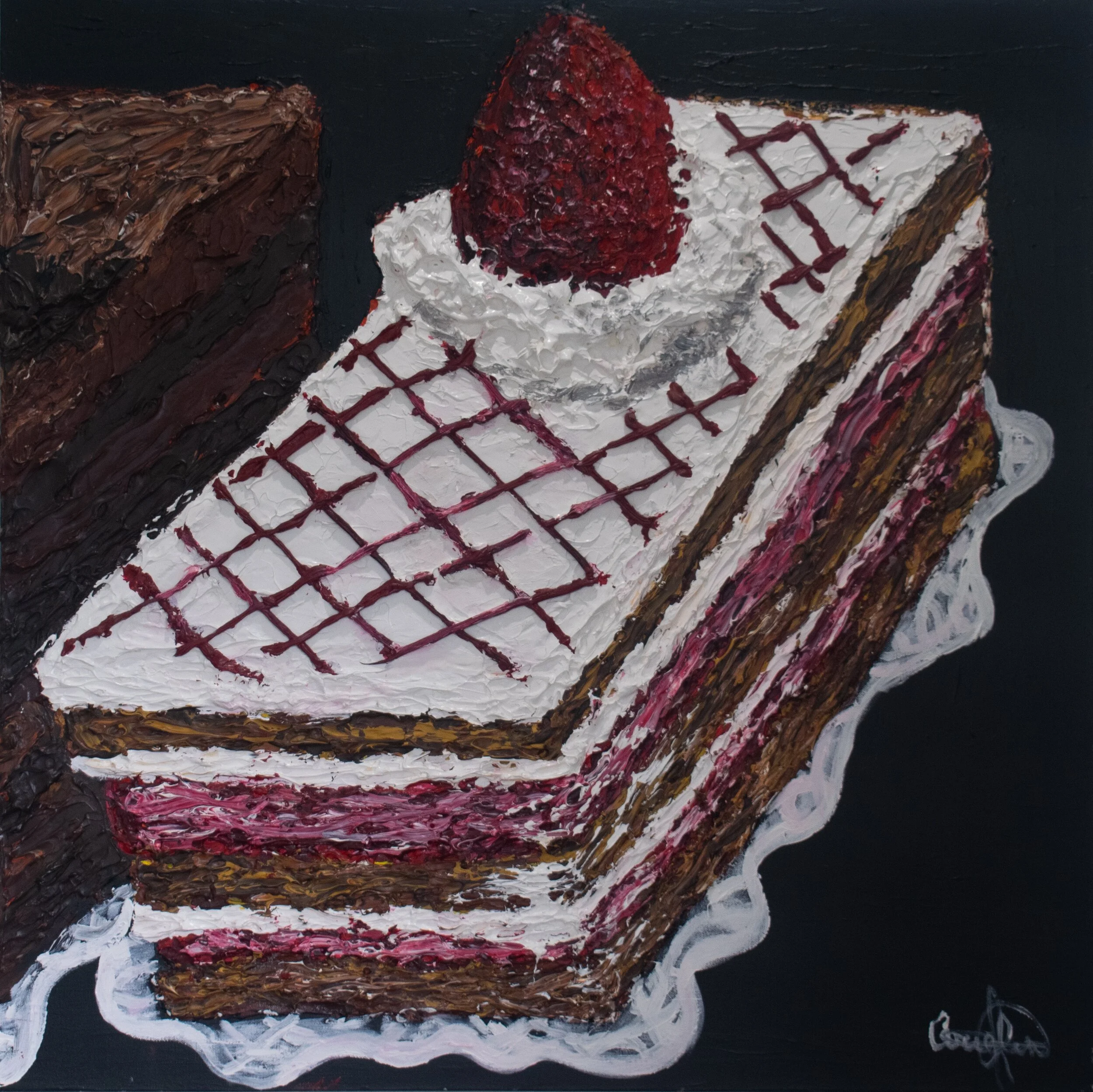Strawberry Layered Cake