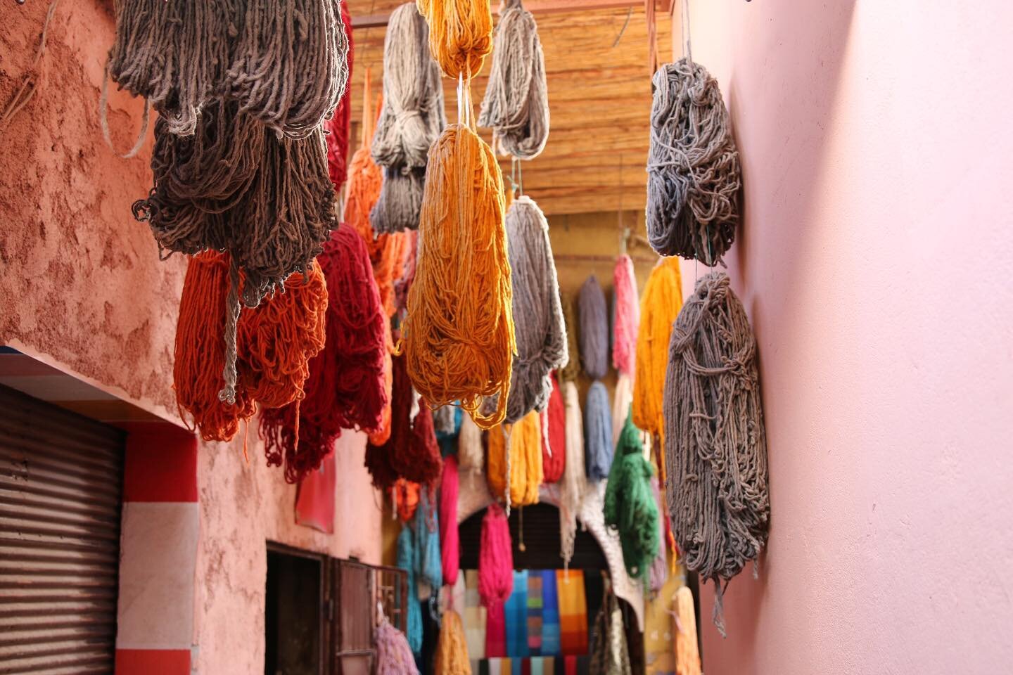 Color inspiration from the dyer&rsquo;s souk Marrakech.