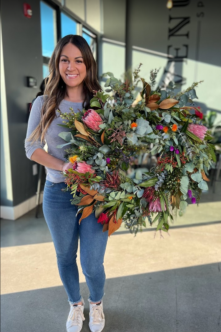 Wreath Workshop at Venus Santa Cruz