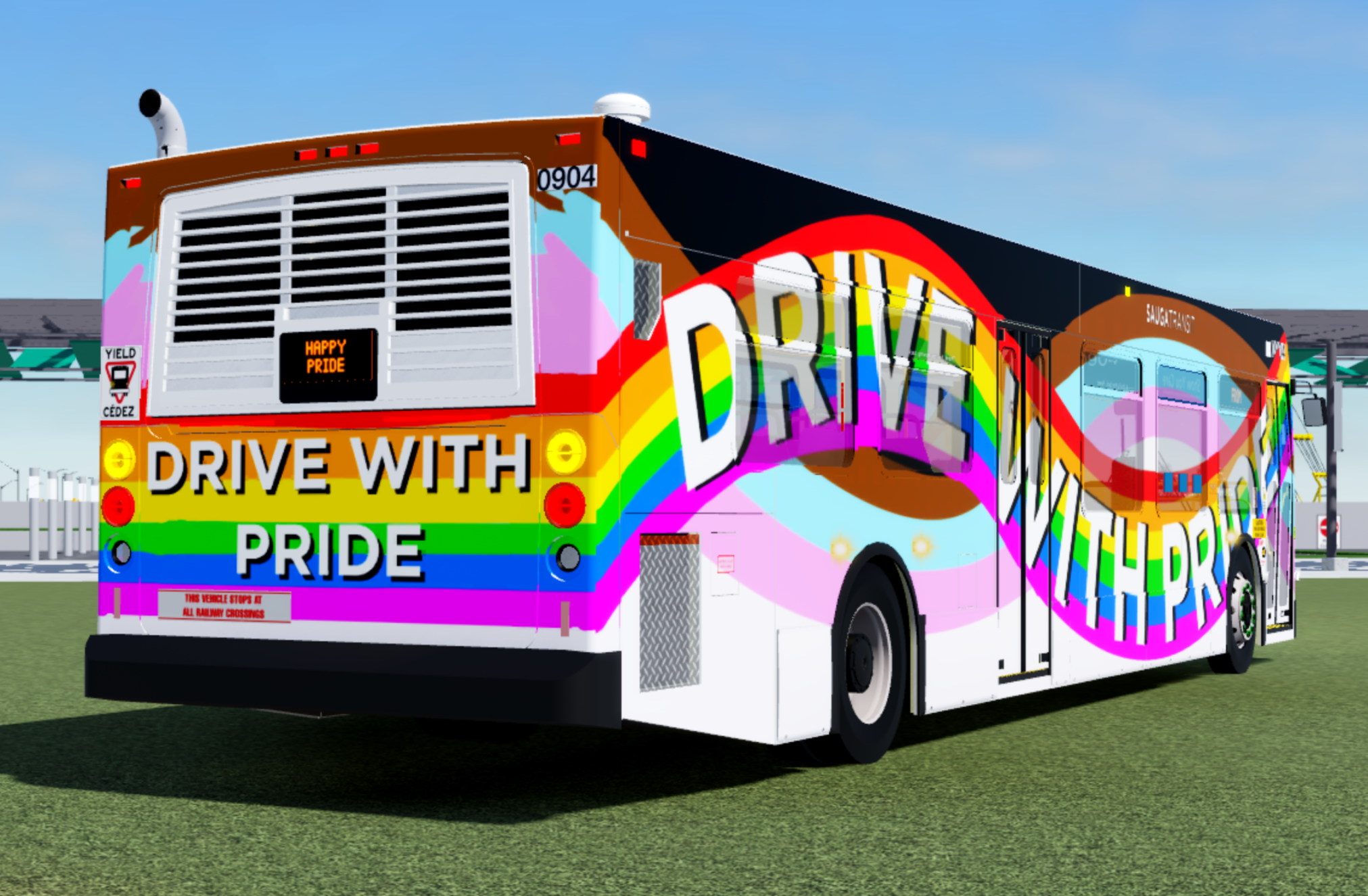 Sauga Transit Pride Bus 2022 3.png