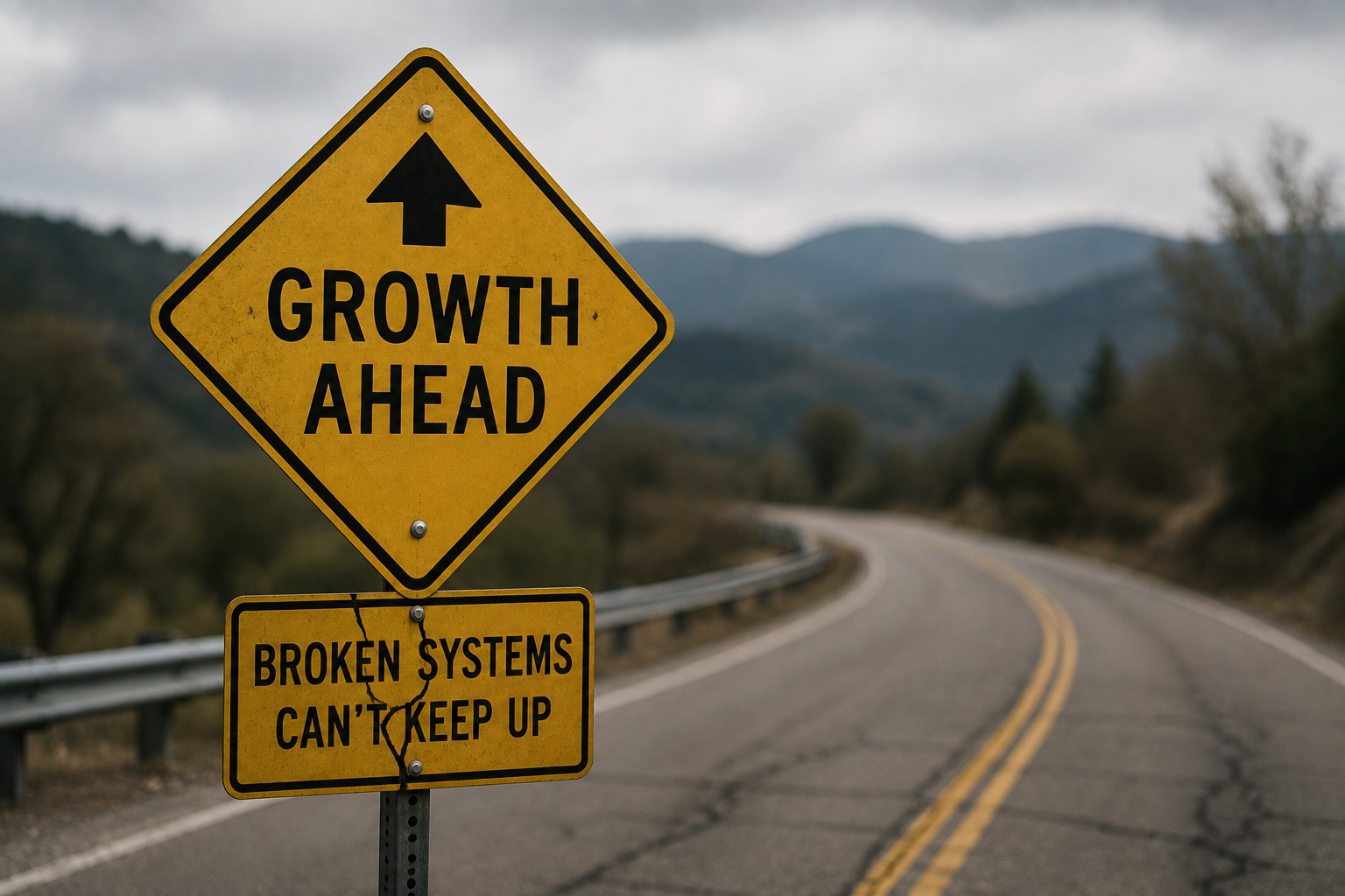 Growth Doesn't Fix Broken Systems