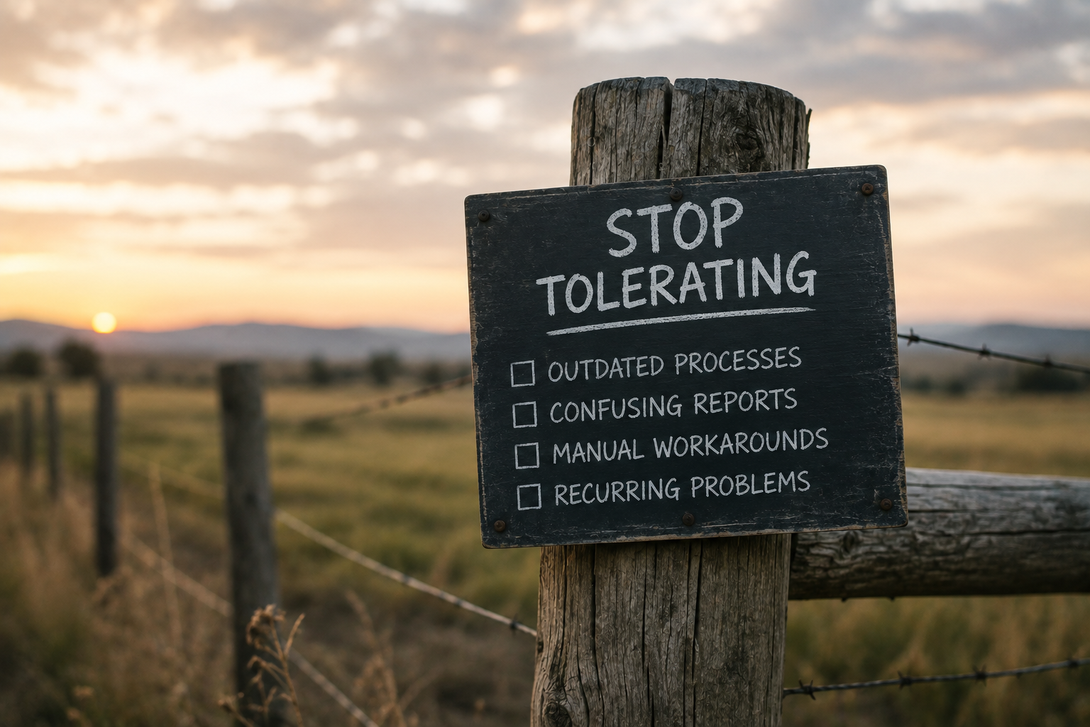 What Are You Tolerating?