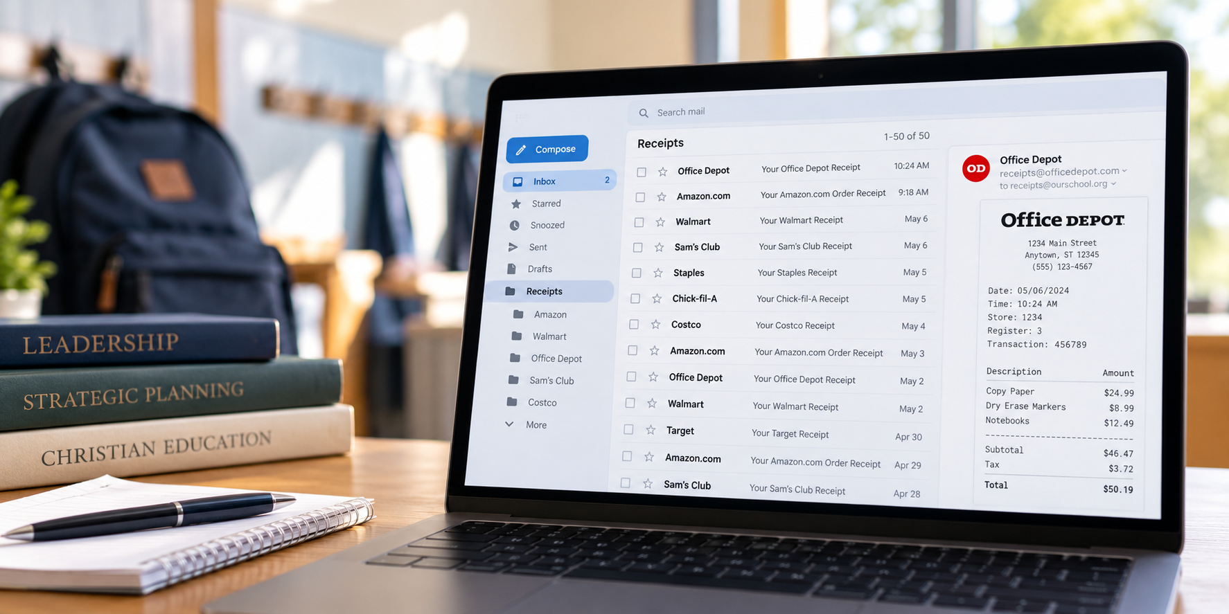 The Easiest Receipt System Might Be Your Inbox