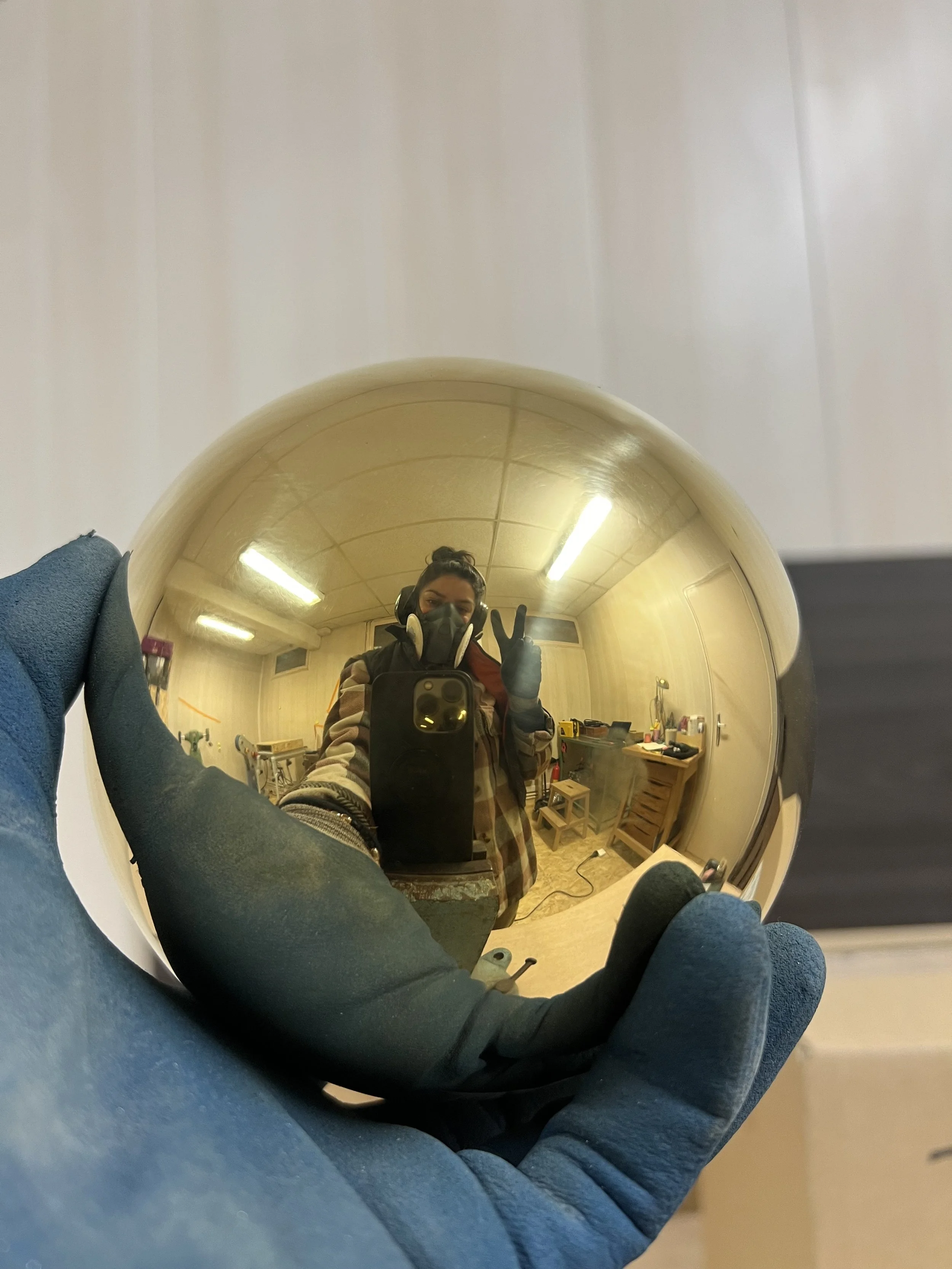 Boules-laiton-poli-miroir 