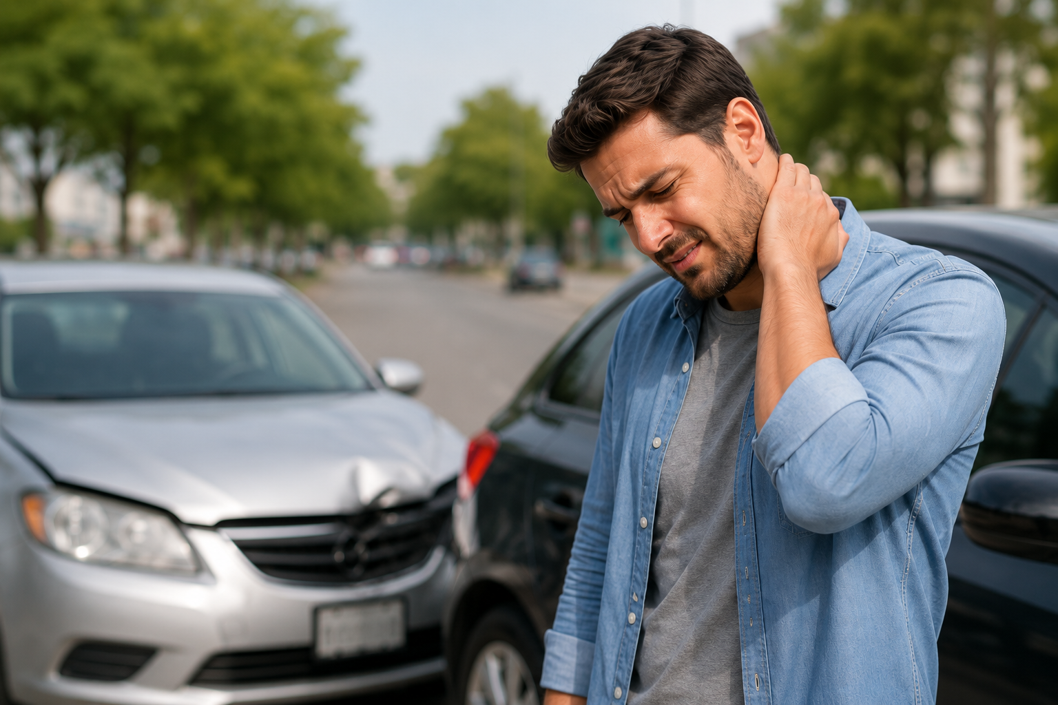 Neck pain following a motor vehicle accident