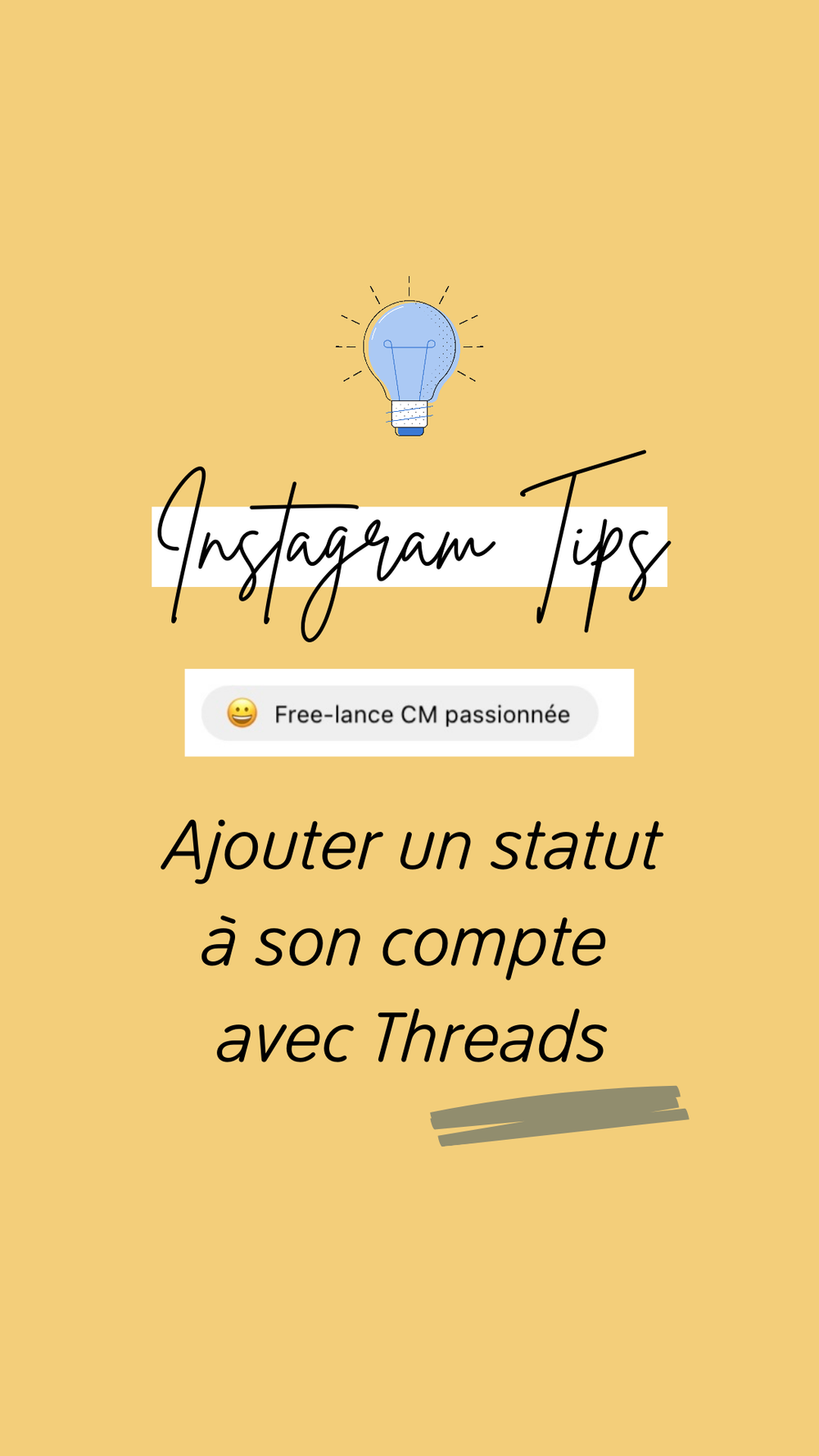 Tuto et astuce Instagram partager une statut sur son profil Instagram.