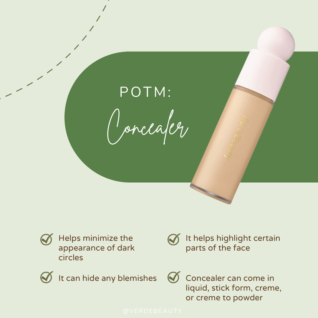 Product of the Month: Concealer ​​​​​​​​
​​​​​​​​
Our Verde Artist will be sharing their favorites throughout this month!