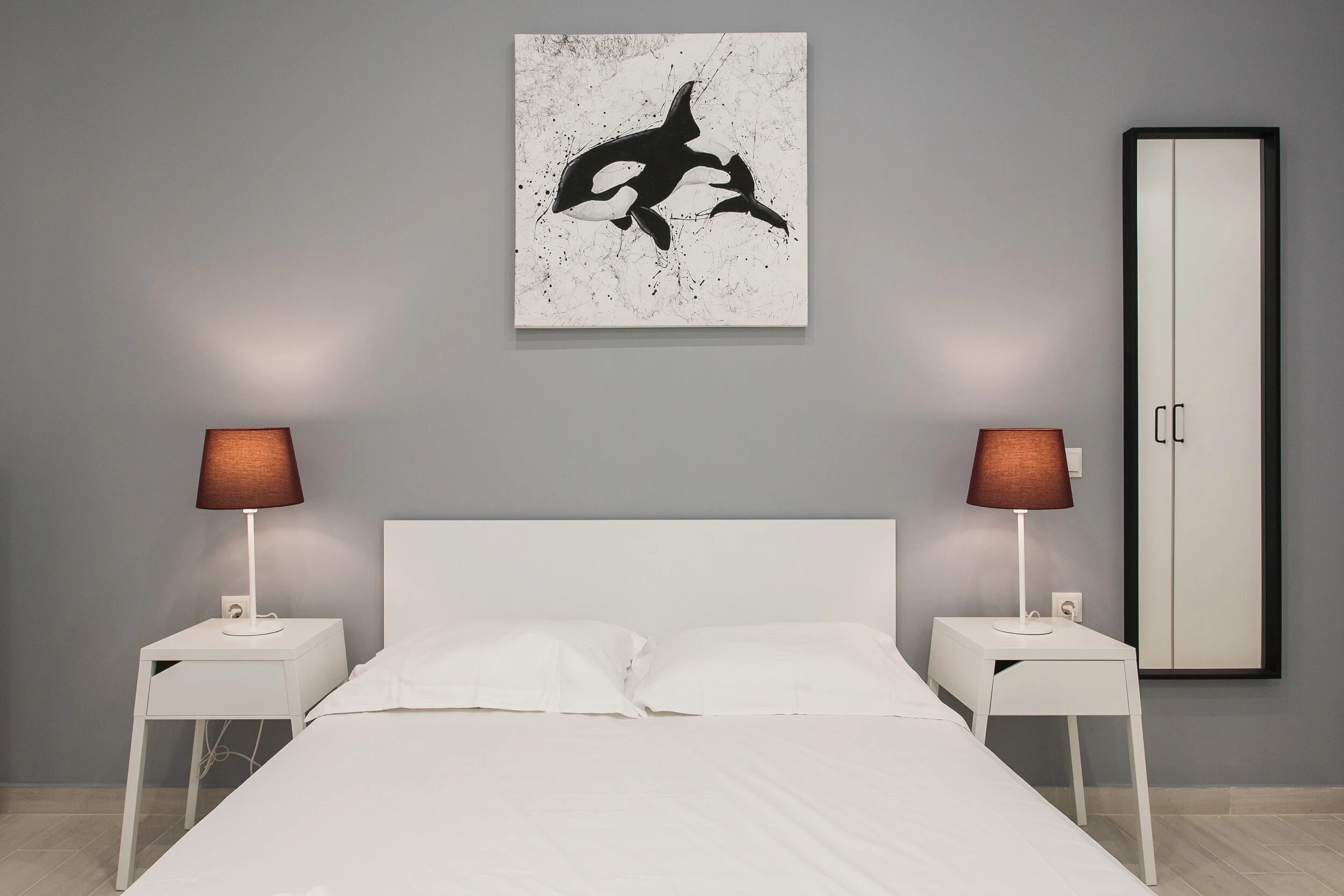 Omnia pagrati apartment athens greece minimal 2BR master bedroom 2.jpg