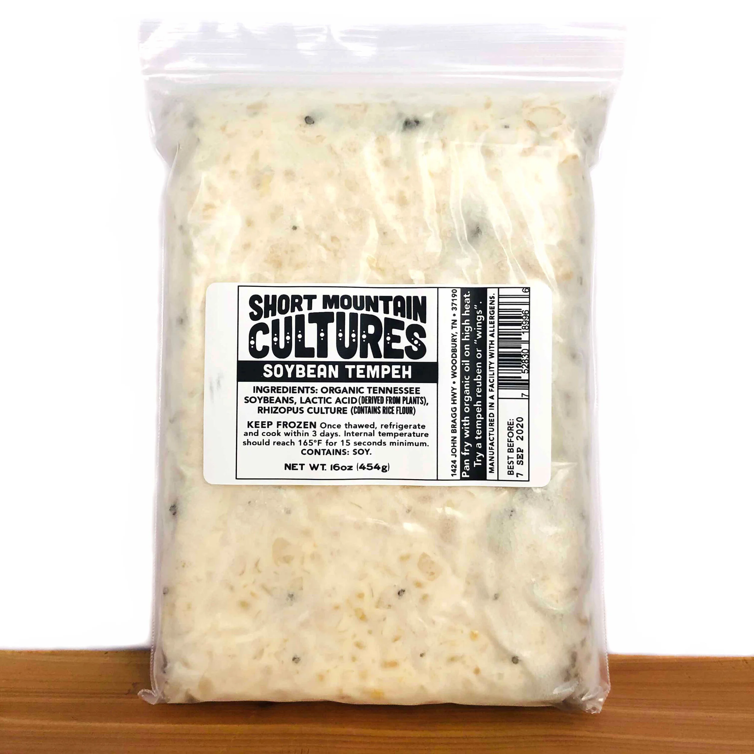 Soy Tempeh Short Mountain Cultures Soy Tempeh Short Mountain Cultures