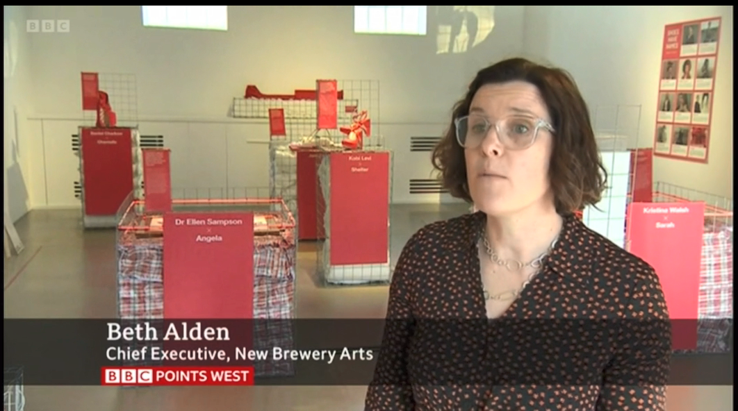 New Brewery Arts exhibition featured on BBC Points West