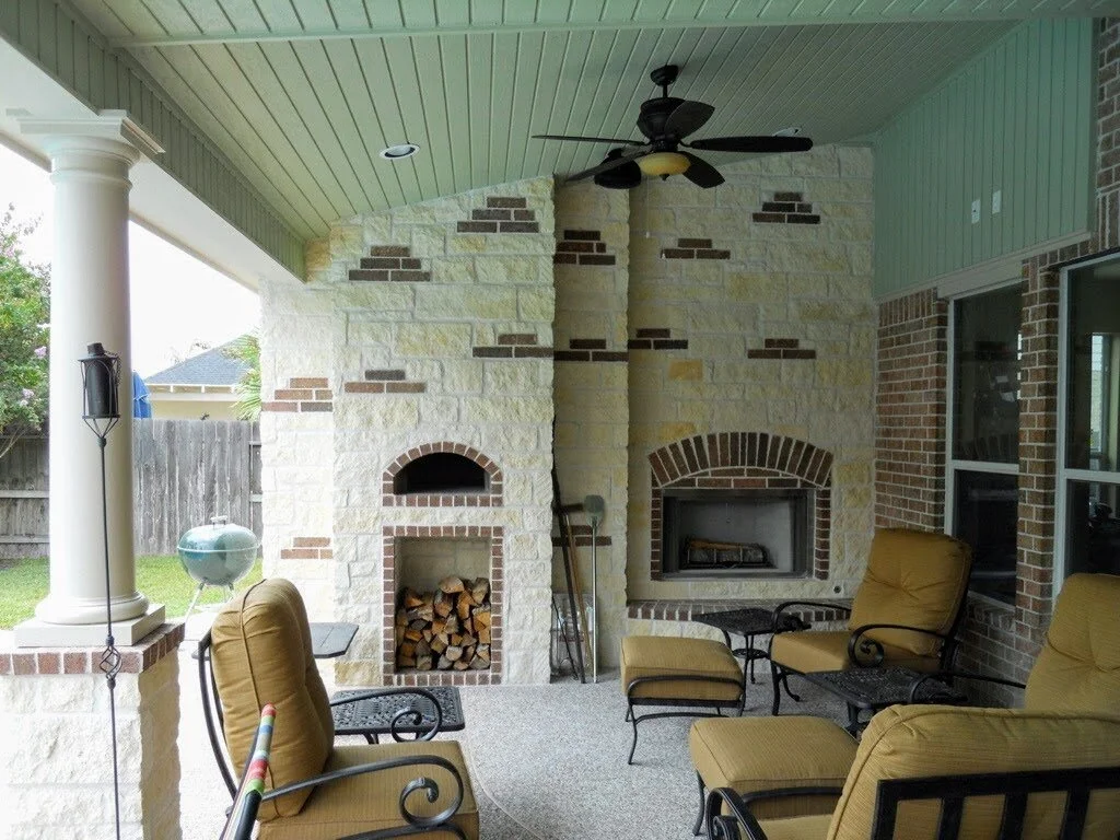 Outdoor Fireplaces — Matt's Custom Decks