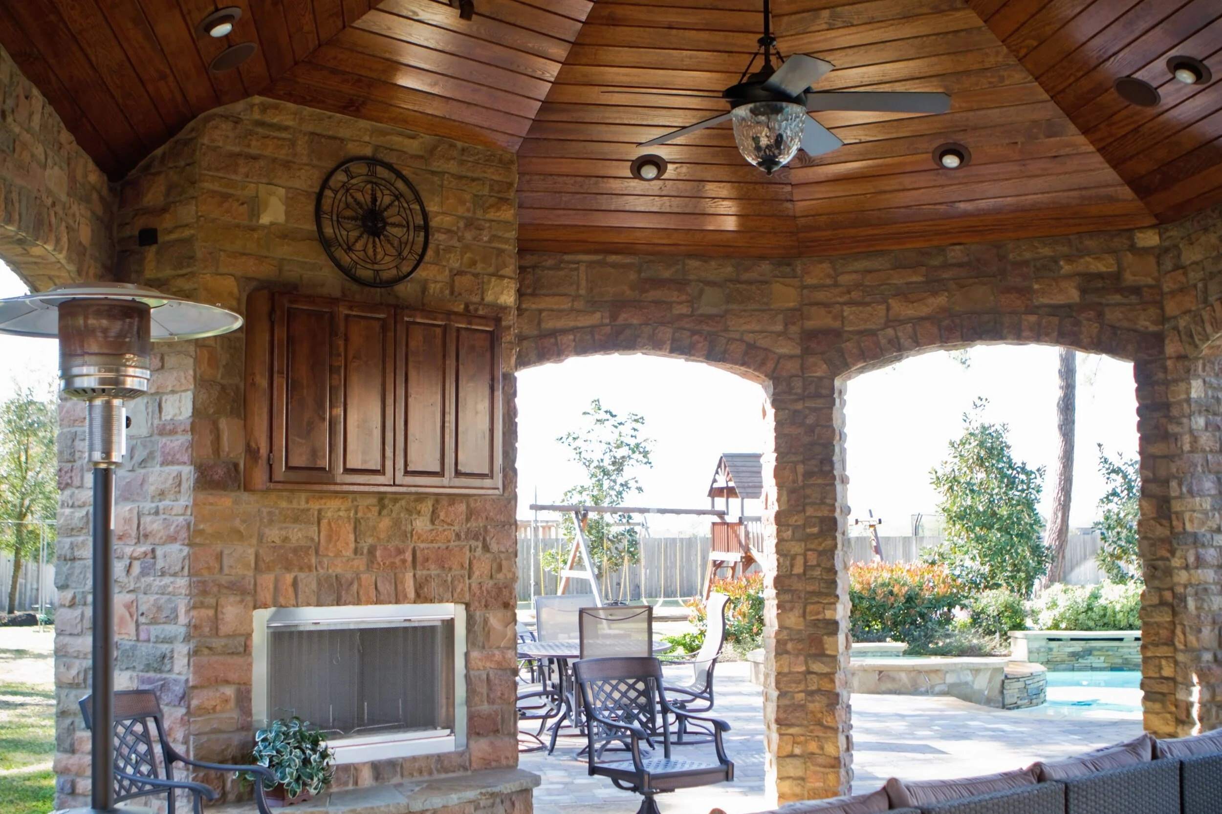 Outdoor Fireplaces — Matt's Custom Decks