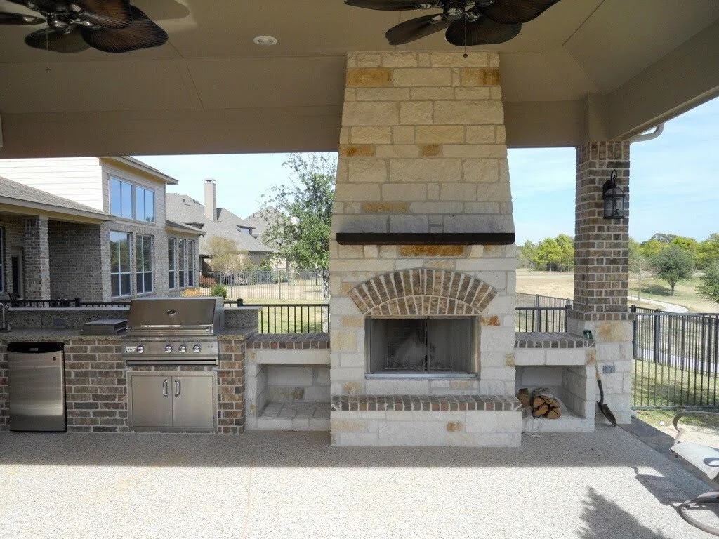 Outdoor Fireplaces — Matt's Custom Decks
