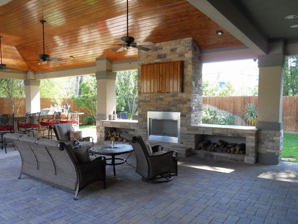 Outdoor Fireplaces — Matt's Custom Decks