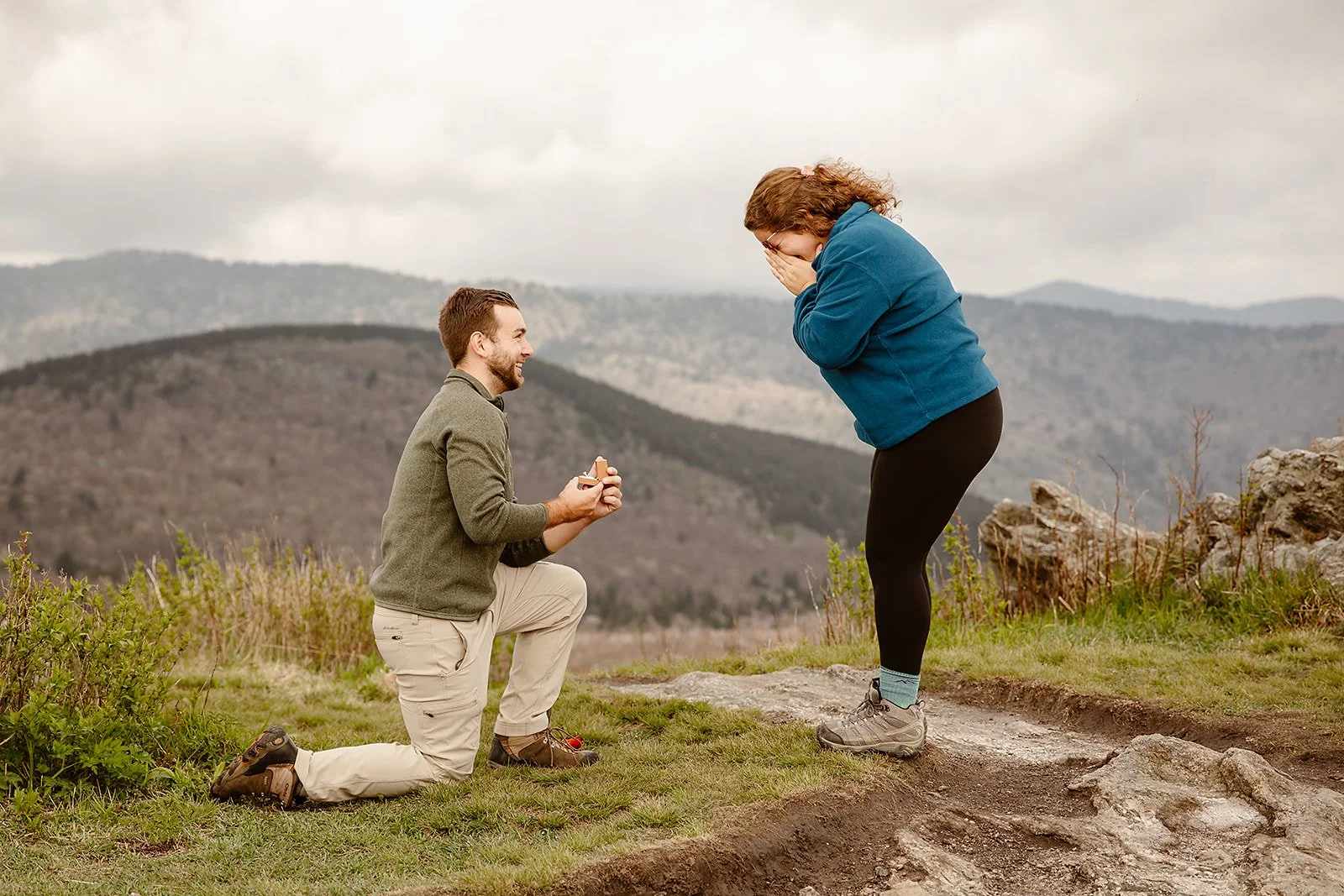proposal at black balsam knob