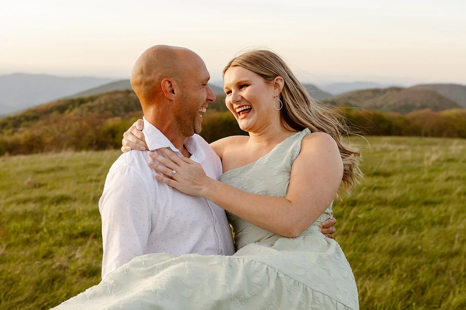 blue ridge parkway engagement photographer