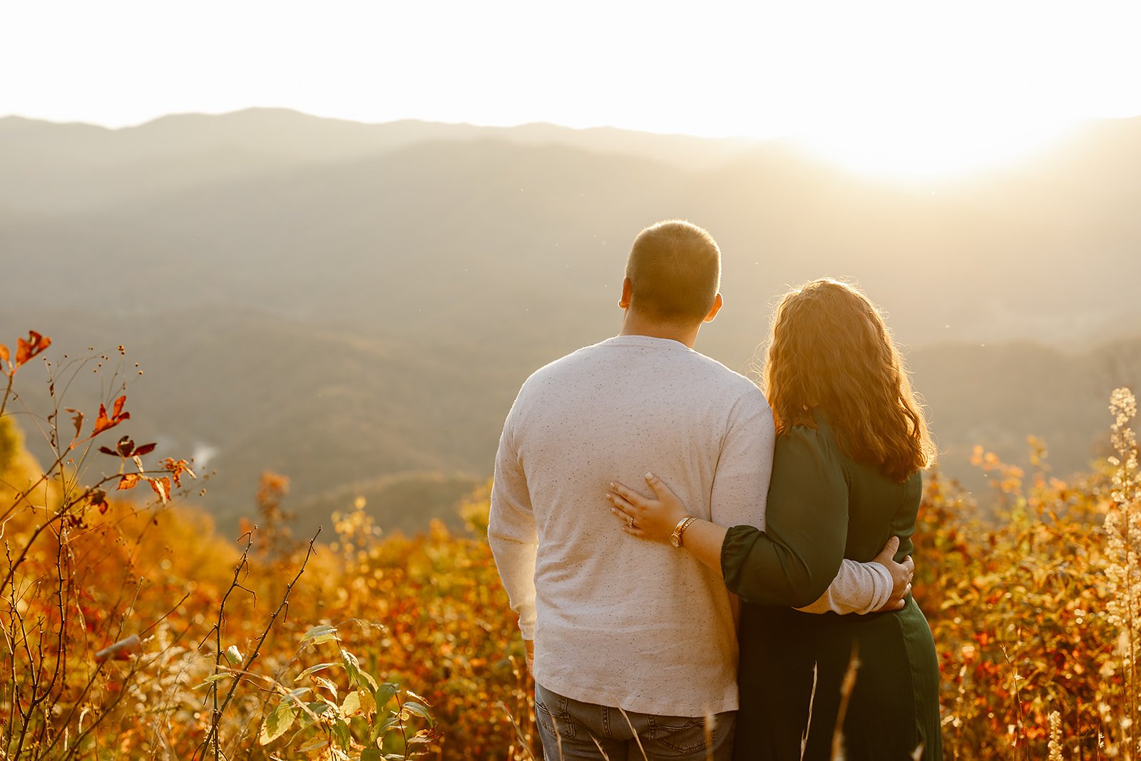 surprise proposal photographer in Sylva North Carolina