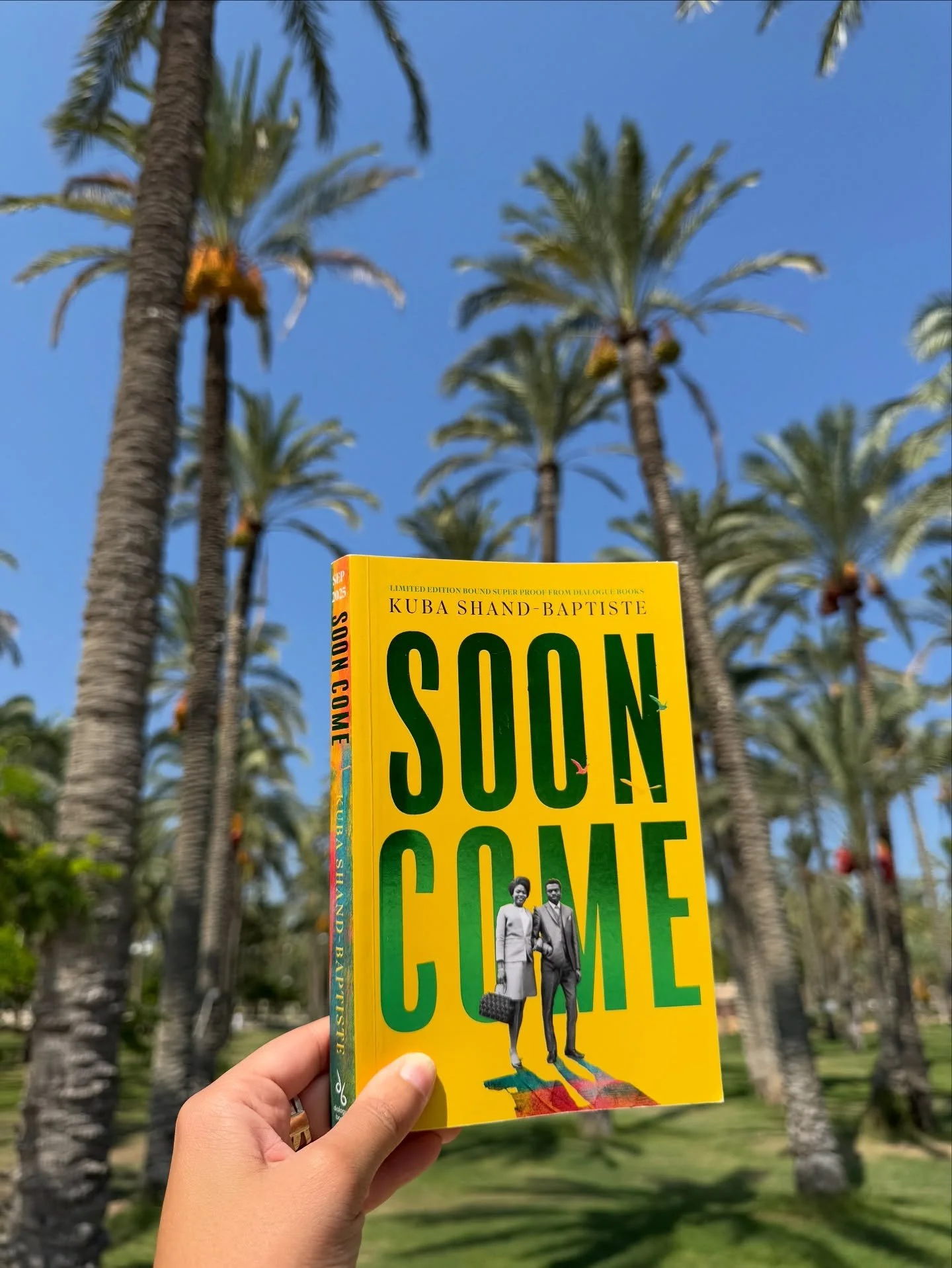 Review from @venicethemenace:
Soon Come by Kuba Shand-Baptiste
📗📗📗

Soon Come is a multi-character multi-generational collection of intersectional stories set between Jamaica and London, focusing on the immigrant experience, the Windrush era, and 