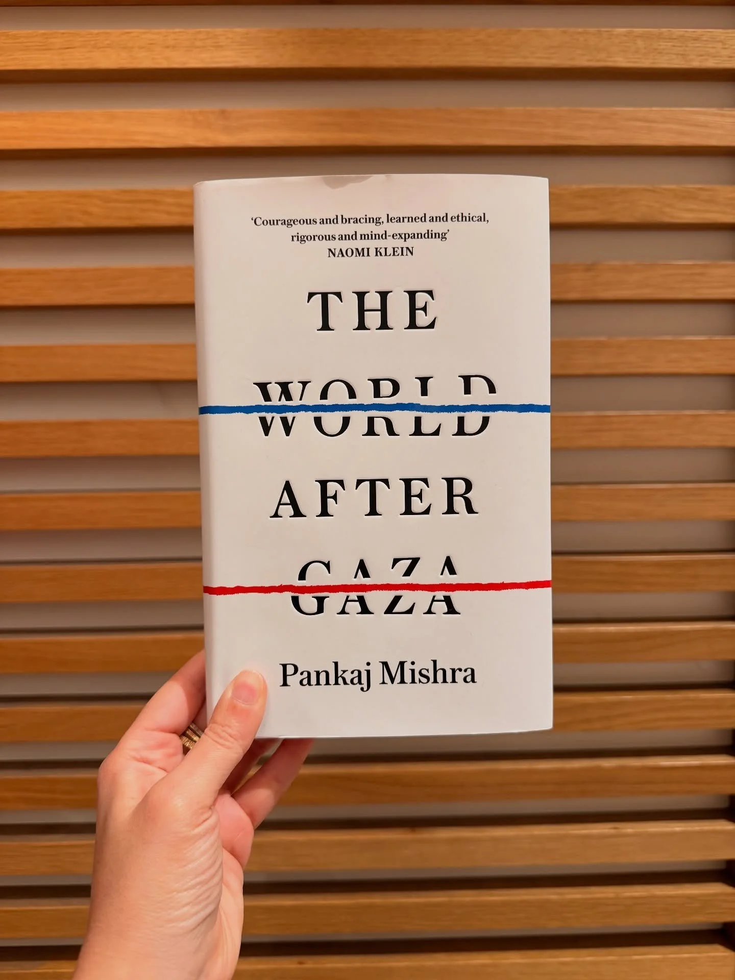 Review from @jess_panch:
The World After Gaza by Pankaj Mishra 📙📙📙📙

This collection of essays from Pankaj Mishra is subtitled &ldquo;A Short History&rdquo; and indeed it is short, coming in at a 6 hour audiobook, which is how I tackled this book